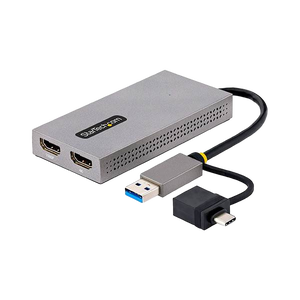 StarTechcom Adaptador Convertidor USB 30 a 2 Pantallas HDMI WindowsMac