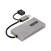 StarTechcom Adaptador Convertidor USB 30 a 2 Pantallas HDMI WindowsMac