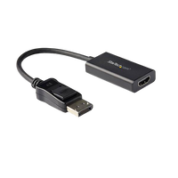 StarTechcom Adaptador DisplayPort a HDMI con HDR  4K 60Hz  Negro