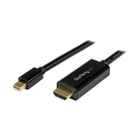 StarTech.com Cable Conversor UltraHD 4K Mini DisplayPort a HDMI 2m Negro