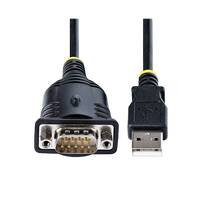 StarTechcom Cable de 1m USB a Serie Adaptador USB a Serial Win y Mac
