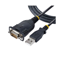 StarTechcom Cable de 1m USB a Serie Adaptador USB a Serial Win y Mac