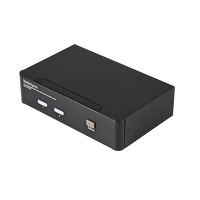 StarTechcom Conmutador KVM de 2 puertos HDMI USB cAudio