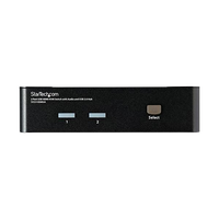 StarTechcom Conmutador KVM de 2 puertos HDMI USB cAudio