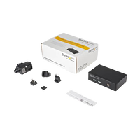 StarTechcom Conmutador KVM de 2 puertos HDMI USB cAudio