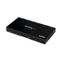 StarTechcom Divisor HDMI 2 Puertos 4K 60Hz con Escalador Incorporado
