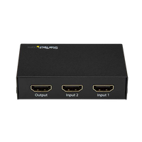 StarTechcom Switch Conmutador HDMI 2 Puertos 4K 60Hz Ultra HD