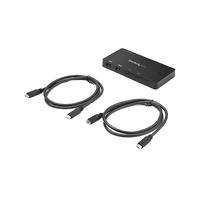 StarTechcom Switch Conmutador KVM USB Tipo C 2 Puertos HDMI  USB Type C