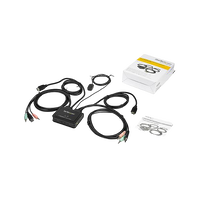 StarTechcom Switch KVM de 2 Puertos HDMI con Cables Incorporados 4K60Hz