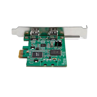 StarTechcom Tarjeta PCI Express de 2 Puertos FireWire  1394a