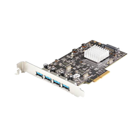 StarTechcom Tarjeta PCI Express USB 32 Gen 2 de 4 Puertos 2 Chipsets