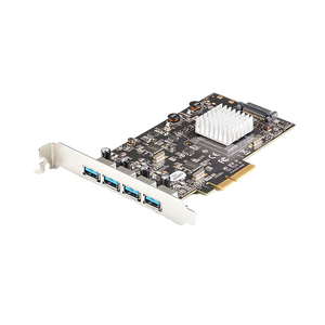 StarTechcom Tarjeta PCI Express USB 32 Gen 2 de 4 Puertos 2 Chipsets