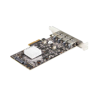 StarTechcom Tarjeta PCI Express USB 32 Gen 2 de 4 Puertos 2 Chipsets