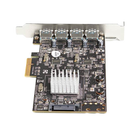 StarTechcom Tarjeta PCI Express USB 32 Gen 2 de 4 Puertos 2 Chipsets
