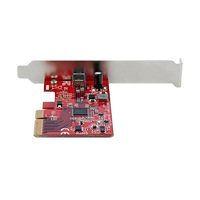 StarTechcom Tarjeta PCIe 30 x4 de 1 Puerto USB C USB 32 2x2