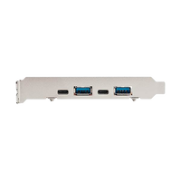 StarTechcom Tarjeta PCIe 4 Puertos USB 31 2x USBC 2x USBA  Tipo C