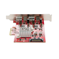 StarTechcom Tarjeta PCIe 4 Puertos USB 31 2x USBC 2x USBA  Tipo C