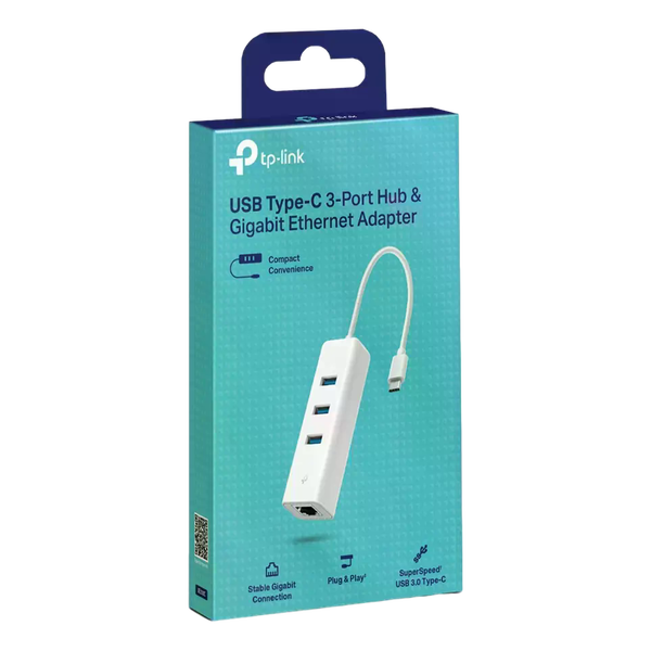 TPLink UE330C Adaptador USBC Hub Gigabit TPLink UE330C Adaptador USBC Hub Gigabit