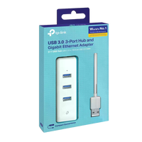 TPLink UE330 Adaptador USB 30 3 Puertos Gigabit TPLink UE330 Adaptador USB 30 3 Puertos Gigabit