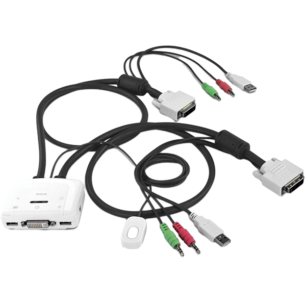 Trendnet TK214i 2 PC DVI USB  Audio  KVM Trendnet TK214i 2 PC DVI USB  Audio  KVM