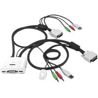 Trendnet TK214i 2 PC DVI USB  Audio  KVM