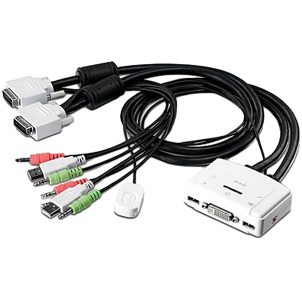 Trendnet TK214i 2 PC DVI USB  Audio  KVM Trendnet TK214i 2 PC DVI USB  Audio  KVM