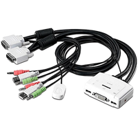 Trendnet TK214i 2 PC DVI USB  Audio  KVM