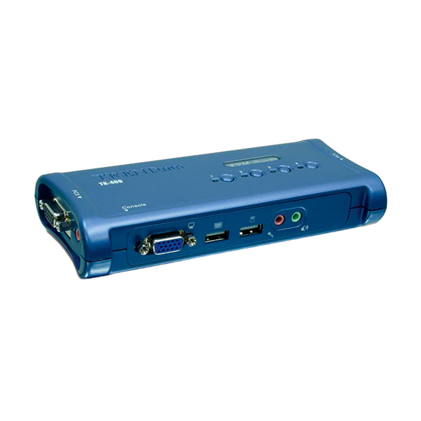 Trendnet TK 409K 4 puertos USB audio KVM Trendnet TK 409K 4 puertos USB audio KVM