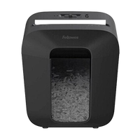Fellowes LX25 Corte de Particulas 4x37mm Nivel seguridad P4 Destructora de Papel Fellowes LX25 Corte de Particulas 4x37mm Nivel seguridad P4 Destructora de Papel