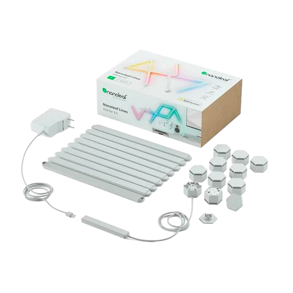 Nanoleaf lines starter kit 9 unidades Paneles LED Nanoleaf lines starter kit 9 unidades Paneles LED
