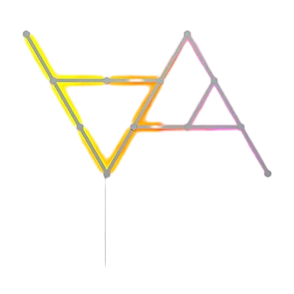 Nanoleaf lines starter kit 15 unidades Paneles LED Nanoleaf lines starter kit 15 unidades Paneles LED