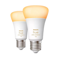 Philips Hue Blanco Cálido 2700K A60 E27 95W  Pack 2   Bombilla Inteligente