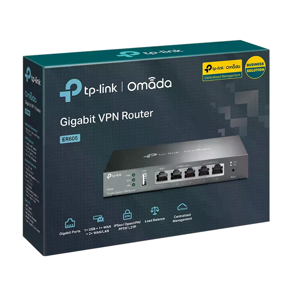 TPLink ER605 Router VPN Gigabit TPLink ER605 Router VPN Gigabit