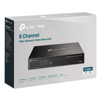 TPLink VIGI NVR1008H8P  NVR 8 Canales PoE 4K