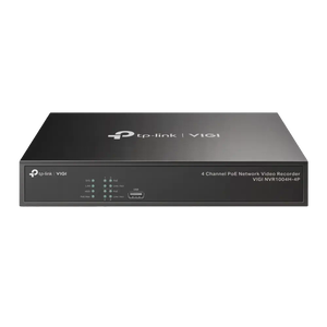 TPLink VIGI NVR1004H4P NVR 4 Canales PoE 4K TPLink VIGI NVR1004H4P NVR 4 Canales PoE 4K