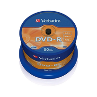 Verbatim DVDR 16x Advanced AZO Bobina 50u 47GB DVD