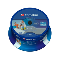 Verbatim BDR 6x Bobina 25u 25GB Imprimible BluRay Verbatim BDR 6x Bobina 25u 25GB Imprimible BluRay