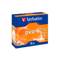 Verbatim DVDR 16x Advanced AZO Bobina 5u 47GB DVD Verbatim DVDR 16x Advanced AZO Bobina 5u 47GB DVD