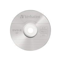 Verbatim DVDR 16x Advanced AZO Bobina 5u 47GB DVD Verbatim DVDR 16x Advanced AZO Bobina 5u 47GB DVD