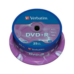 Verbatim DVDR Pack 25u 47GB DVD Verbatim DVDR Pack 25u 47GB DVD