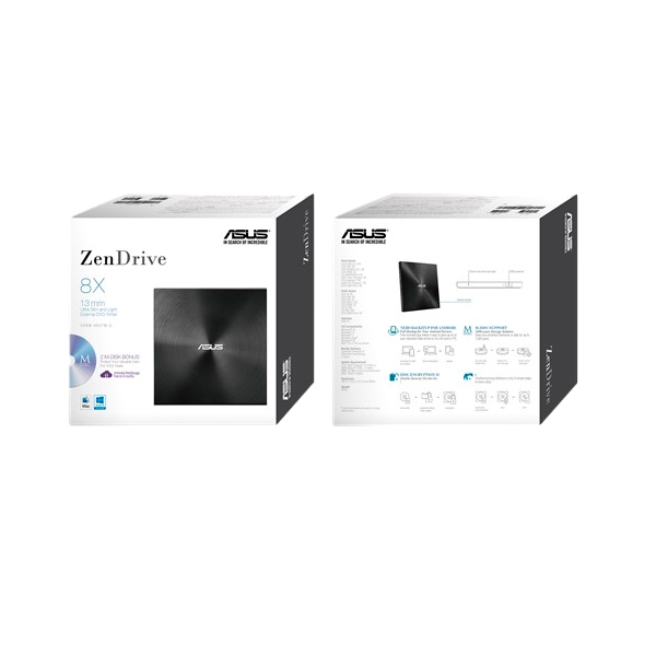 Asus SDRW08U9MU DVD USB Negra Grabadora externa Asus SDRW08U9MU DVD USB Negra Grabadora externa