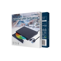 Gembird DVDUSB03 Grabadora Externa USBC  USB 30 Negro