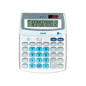 Calculadora Milan Extra grande 12 dígitos Calculadora Calculadora Milan Extra grande 12 dígitos Calculadora