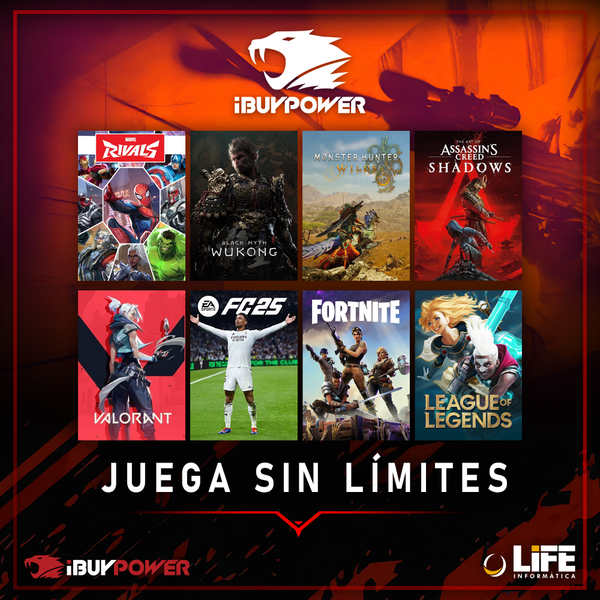 PC Gaming iBUYPOWER Anniversary 50 Intel Ultra 7 265KF 32GB DDR5 6000MHz CL30 2TB SSD Gen4 GeForce RTX5080 16GB DLSS4 Ordenador Profesional eSports PC Gaming iBUYPOWER Anniversary 50 Intel Ultra 7 265KF 32GB DDR5 6000MHz CL30 2TB SSD Gen4 GeForce RTX5080 16GB DLSS4 Ordenador Profesional eSports