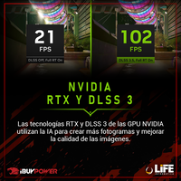 PC Gaming  iBUYPOWER Fighter Soldier X Lite V2  Ryzen 5 5500  16GB  1TB SSD  WiFi AC53  RTX 3050 6GB GDDR6  Ordenador eSports Profesional