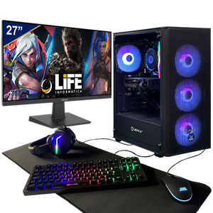PC Gaming Pack Premium  iLIFE Legend X  Monitor 27  Periféricos 6en1  Intel Core i5 12400F 32GB 1TB RTX 4060  Ordenador eSports PC Gamer Profesional