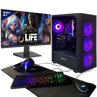 PC Gaming Pack Premium  iLIFE Legend Z  Monitor 27  Periféricos 6en1  Intel Core i5 12400F 32GB 1TB RTX 4060 Ti  Ordenador eSports PC Gamer Profesional
