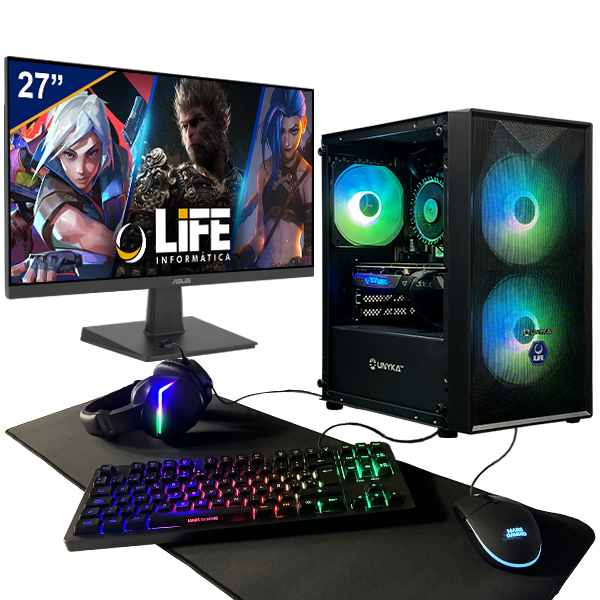 PC Gaming Pack Premium iLIFE Legend Plus Z Monitor 27 Periféricos 6en1 Intel Core i5 12400F 32GB 1TB RTX 4070 Super Ordenador eSports PC Gamer Profesional PC Gaming Pack Premium iLIFE Legend Plus Z Monitor 27 Periféricos 6en1 Intel Core i5 12400F 32GB 1TB RTX 4070 Super Ordenador eSports PC Gamer Profesional