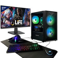 PC Gaming Pack Premium iLIFE Legend Plus Z Monitor 27 Periféricos 6en1 Intel Core i5 12400F 32GB 1TB RTX 4070 Super Ordenador eSports PC Gamer Profesional PC Gaming Pack Premium iLIFE Legend Plus Z Monitor 27 Periféricos 6en1 Intel Core i5 12400F 32GB 1TB RTX 4070 Super Ordenador eSports PC Gamer Profesional