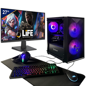 PC Gaming Pack Premium  iLIFE Legend Hero  Monitor 27  Periféricos 6en1  Intel Core i5 12400F 32GB 1TB RTX 4060  Ordenador eSports PC Gamer Profesional